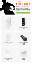 Load image into Gallery viewer, Get Approved with GoFlexi
& Walk Away with Apple
Essential Accessories Worth
RM1,954-Absolutely FREE!