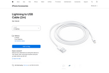 Load image into Gallery viewer, Apple Lightning to USB Cable