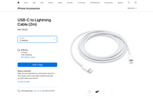 Load image into Gallery viewer, Apple USB-C to Lightning Cable