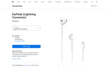 Load image into Gallery viewer, Apple EarPods (Lightning Connector)