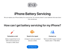 Load image into Gallery viewer, Apple iPhone Battery Repair &amp; Replacement [1 Hour Fix Time]
