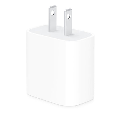 Apple 20W USB-C Power Adapter | Two Flat Parallel Pins
