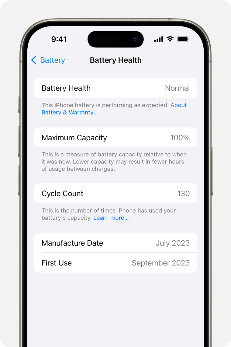 Mobile Wholesale City Apple iPhone Battery Replacement With Battery Health Status 