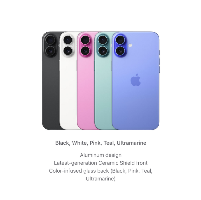 [Ansuran 36 Bulan - Kad Debit] New Apple iPhone 16 Plus | 128GB •⁠  256GB •⁠ 512GB