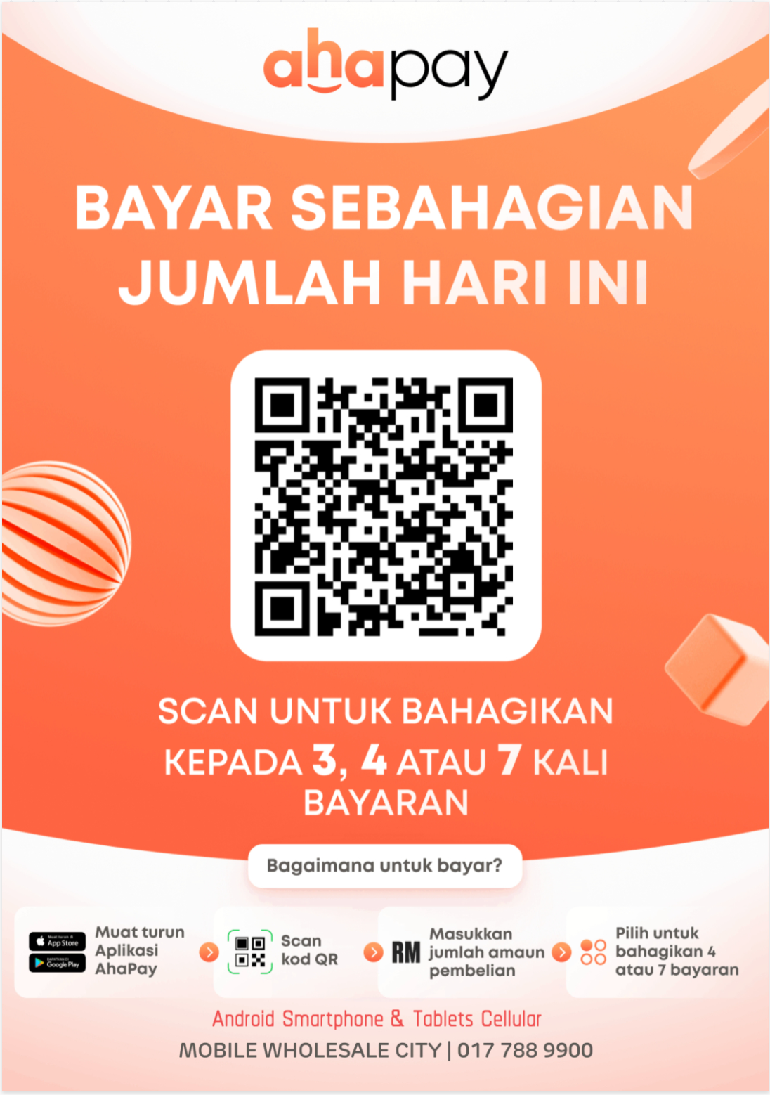 Xiaomi 17 Pro | Pelan Ansuran Aha PayLater