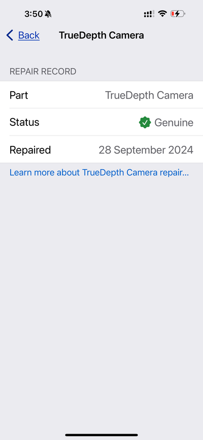 Apple iPhone TrueDepth Front Camera Replacement [130 Minutes Fix Time]