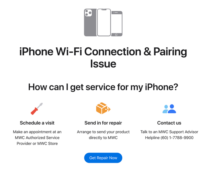 Apple iPhone Wi-Fi Connection Issue