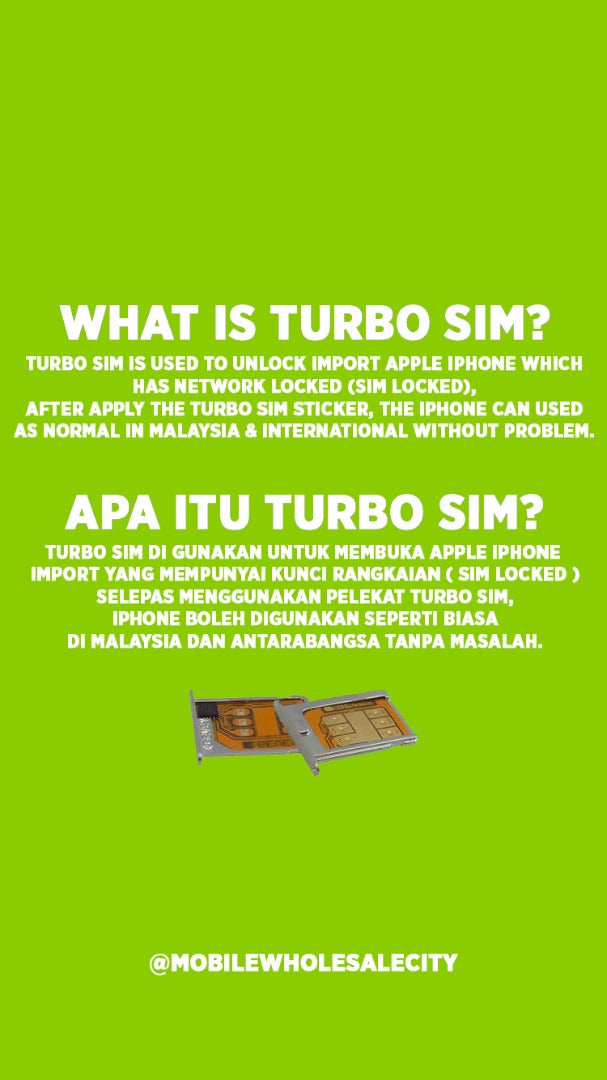 Turbo Sim | Instantly Unlock Your iPhone Sim Locked •⁠ Network Lock • Telco Lock • Carrier Lock